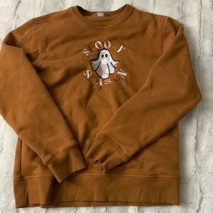 Orange Ghost Pullover